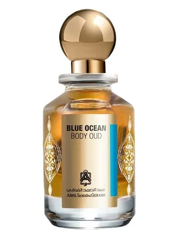 Abdul Samad Al Qurashi Blue Ocean Body Oud bottle