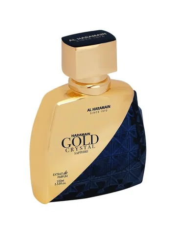 Al Haramain Perfumes Haramain Gold Crystal Sapphire bottle