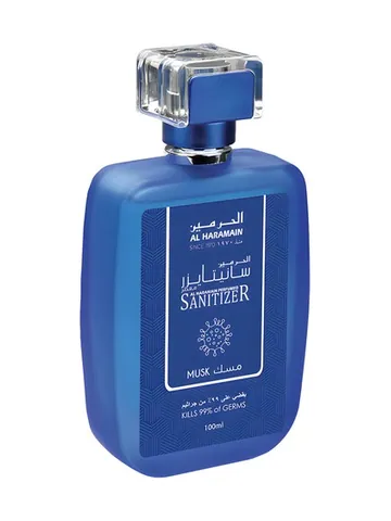 Al Haramain Perfumes Musk Sanitizer bottle