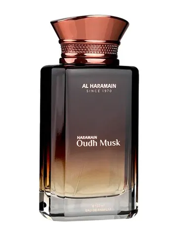 Al Haramain Perfumes Oudh Musk bottle