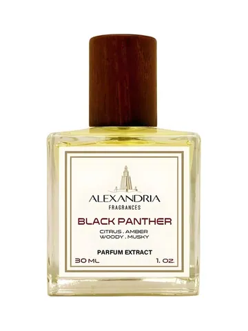 Alexandria Fragrances Black Panther bottle