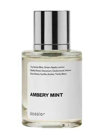 Dossier Ambery Mint bottle