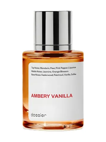 Dossier Ambery Vanilla bottle