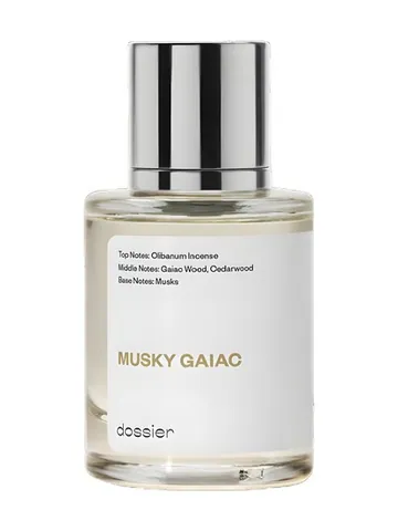 Dossier Musky Gaiac bottle