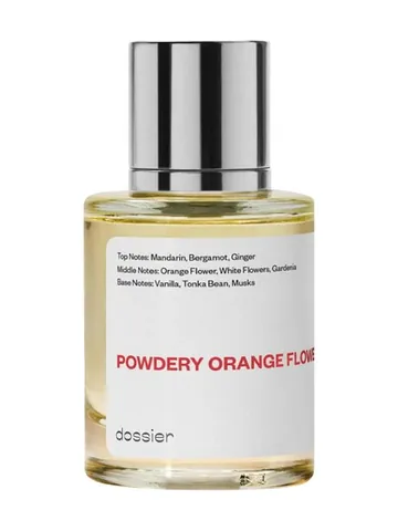 Dossier Powdery Orange Flower bottle