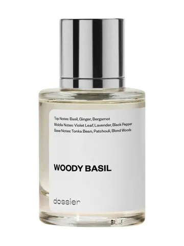 Dossier Woody Basil bottle