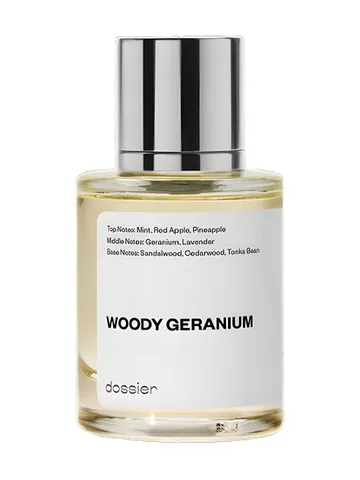 Dossier Woody Geranium bottle