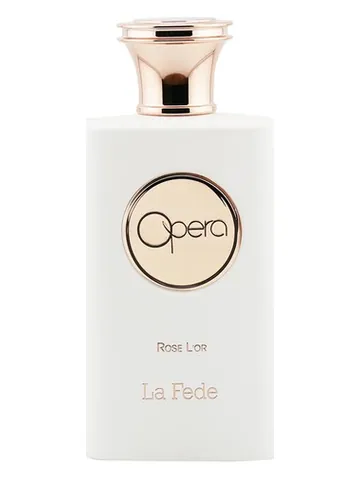 Khadlaj Perfumes La Fede Opera Rose L'Or bottle
