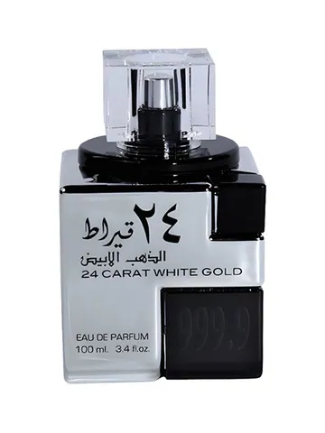Lattafa Perfumes 24 Carat White Gold bottle