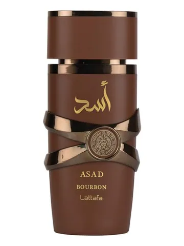 Lattafa Perfumes Asad Bourbon bottle