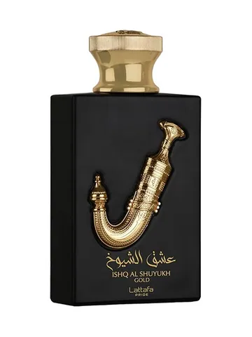 Lattafa Perfumes Ishq Al Shuyukh Gold bottle
