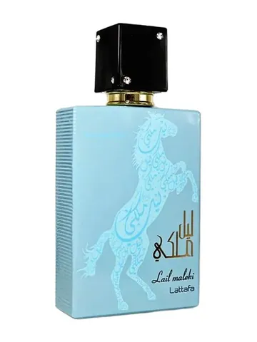 Lattafa Perfumes Lail Maleki Moroccan Blue bottle