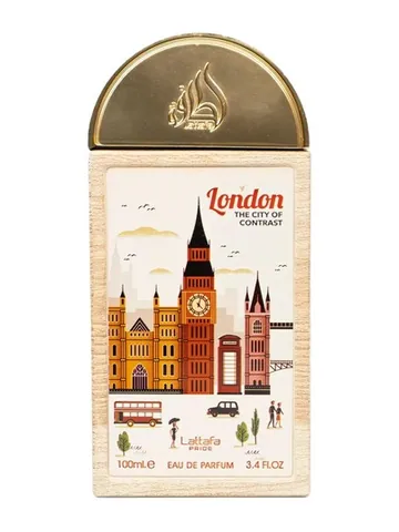 Lattafa Perfumes London The City of Contrast bottle