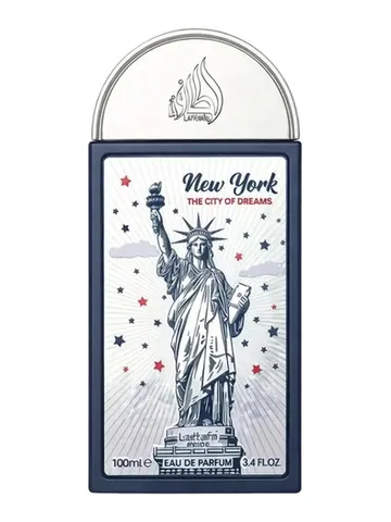 Lattafa Perfumes New York the City of Dreams bottle