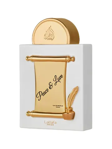 Lattafa Perfumes Peace & Love bottle