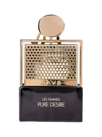 Lattafa Perfumes Rave Pure Desire Gold bottle