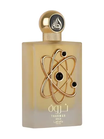 Lattafa Perfumes Tharwah Gold bottle