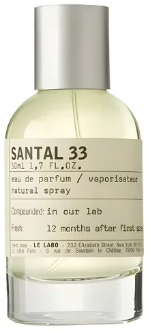 Le Labo Santal 33 bottle