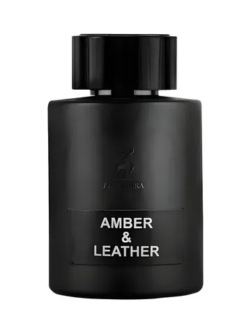 Maison Alhambra Amber & Leather bottle