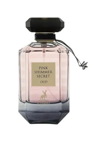 Maison Alhambra Pink Shimmer Secret Oud bottle