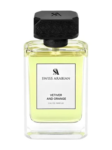 Swiss Arabian Vetiver and Orange bottle