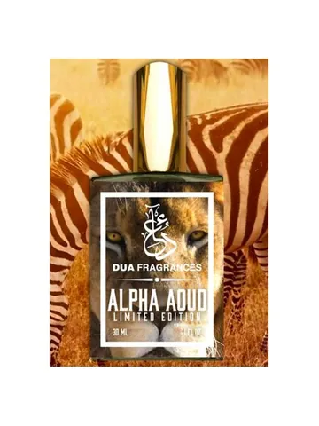 The Dua Brand Alpha Aoud bottle
