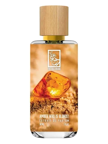 The Dua Brand Amber Who Is Blonde! bottle