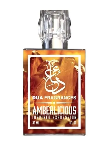 The Dua Brand Amberlicious bottle