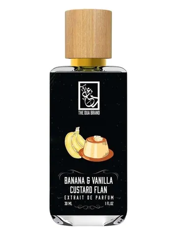 The Dua Brand Banana & Vanilla Custard Flan bottle