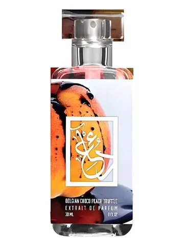 The Dua Brand Belgian Choco Peach Truffle bottle