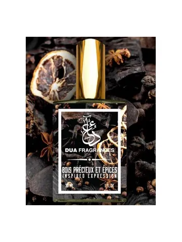 The Dua Brand Bois Precieux et Epices bottle
