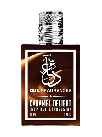 The Dua Brand Caramel Delight bottle