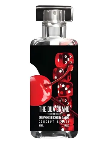The Dua Brand Drowwing in Cherry Cassino bottle