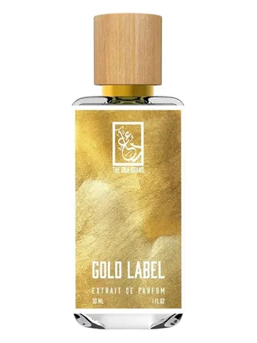 The Dua Brand Gold Label bottle