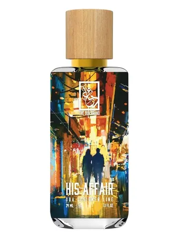 The Dua Brand His Affair bottle