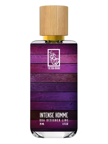 The Dua Brand Intense Homme bottle
