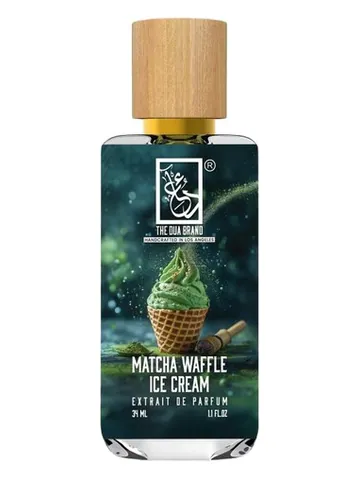 The Dua Brand Matcha Waffle Ice Cream bottle