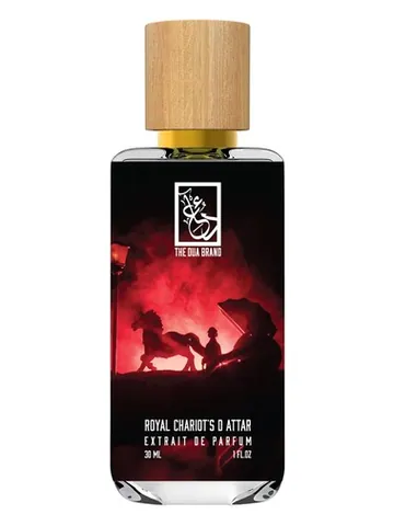 The Dua Brand Royal Chariot's D Attar bottle