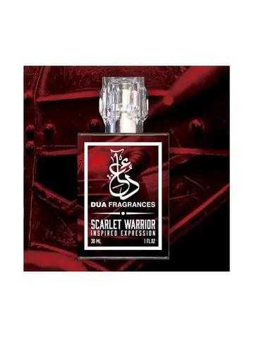 The Dua Brand Scarlet Warrior bottle