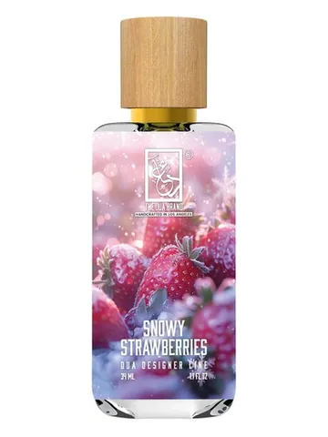 The Dua Brand Snowy Strawberries bottle