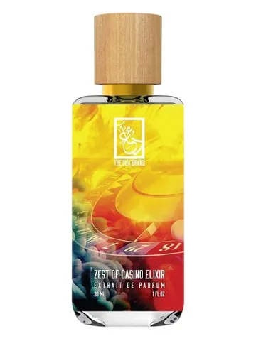 The Dua Brand Zest of Casino Elixir bottle